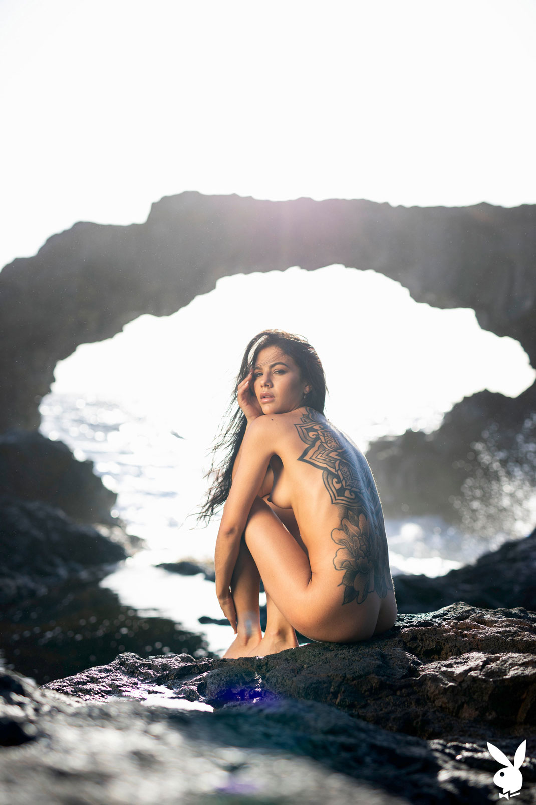 Estefania Pahe Nude On Big Rocks