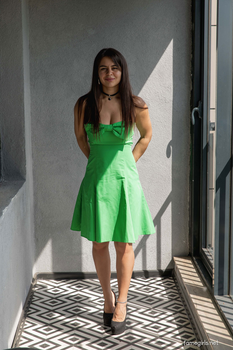 Vita in a Green Dress