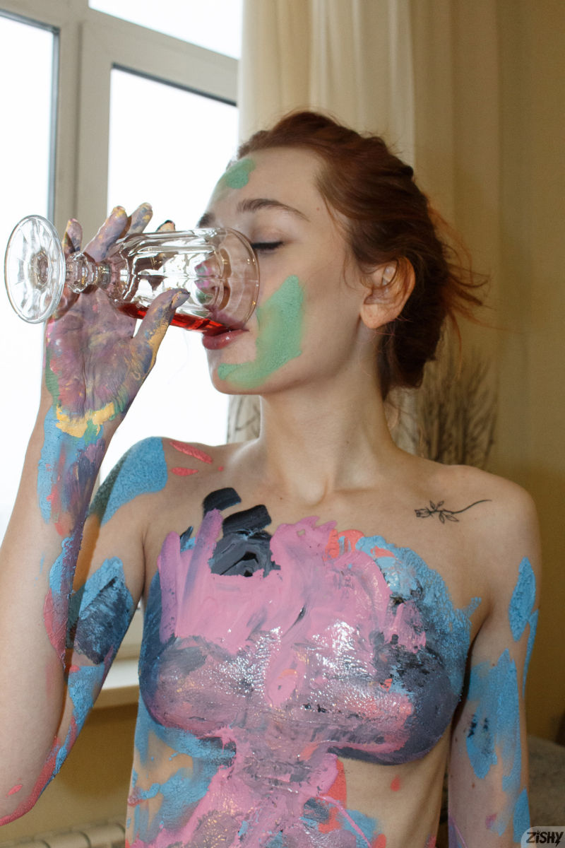 Kristina Proxy Body As Paint Brush